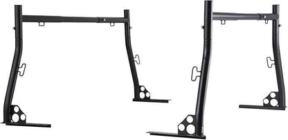VEVOR Truck Ladder Rack, 49-73 in Width, Extendable Universal Cargo Rack, Heavy Duty Steel with 800 lbs Static Load Capacity, Ideal for Canoes, Surfboards, Ladders, Lumber, Tents, and Large Cargo