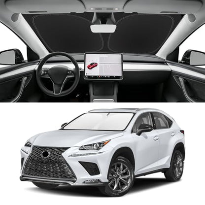 Custom Fit Windshield Sun Shade for Lexus NX 2015