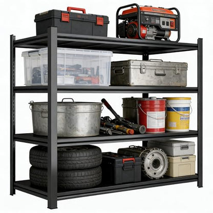 45''W Garage Shelving Heavy Duty 2000LBS Metal Storage Shelves Series (5 Count)