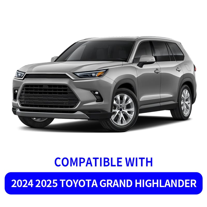 Kick Mats for 2024 2025 2026 Toyota Grand Highlander 8 Seats