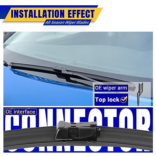 3 Wipers Fits Jeep Renegade 2015