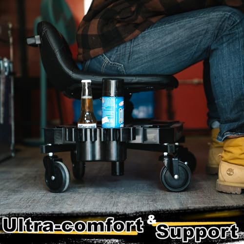 Rolling Stool with Wheels