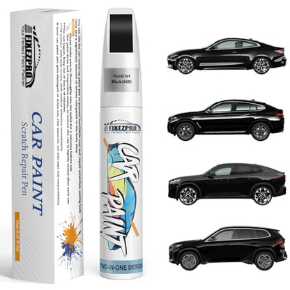 668 Fluid Jet Black Touch Up Paint for BMW