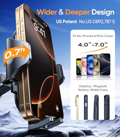 Stable Car Phone Holder [Upgraded Strongest Suction