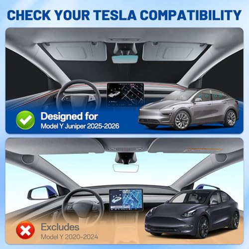 10PCS Sunshade Roof & Full Windshield Side Window for Tesla Model Y Juniper