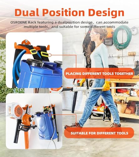Backpack Blower Rack with Tube Hook