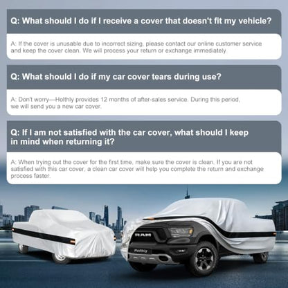 10 Layers Truck Cover Waterproof All Weather Custom Fit Dodge Ram 1500