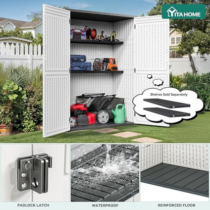 59 cuft Outdoor Vertical Storage Shed