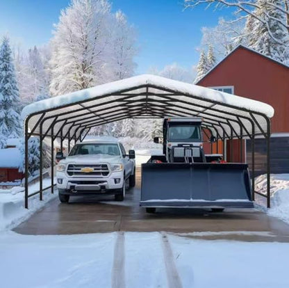 20x30 FT Metal Carport Canopy with Reinforced Base