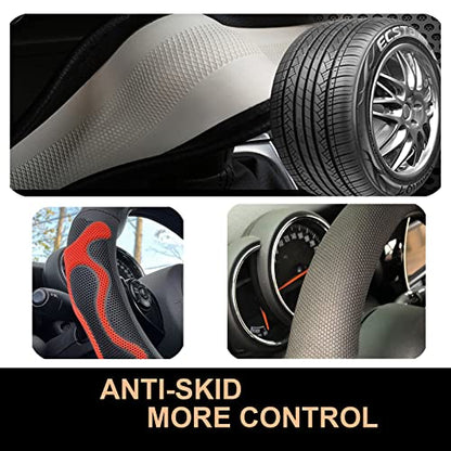 Large Size Comfy Grip Steering Wheel Cover 15.75 Inch