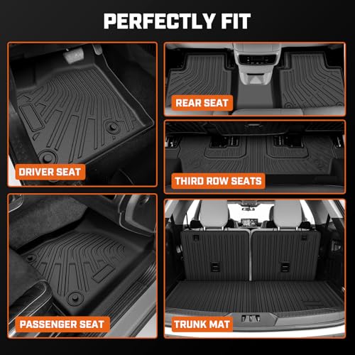 Floor Mat & Cargo Liner for Ford Explorer 2020