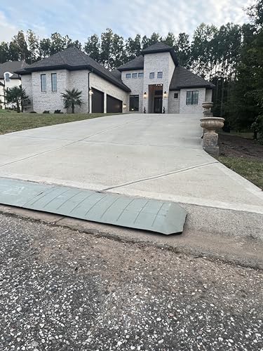 Gray Color Driveway Curb Ramps (3 Count)