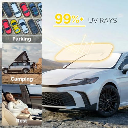 Car Windshield Sun Shade for Toyota Camry Sun Shade 2018