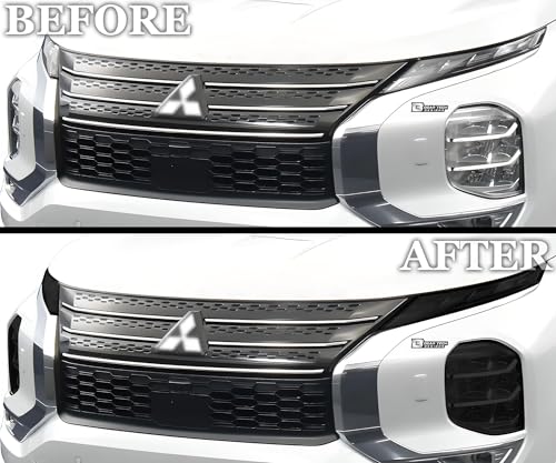Full Headlight Head Light Tint Kit Compatible with Mitsubishi Outlander 2022