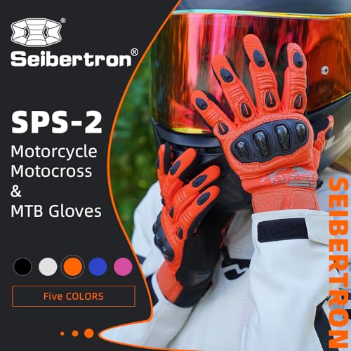 SPS 2 Unisex Touchscreen Road Racing Motorcycle MTB Sports Gloves Also fit BMX MX ATV Mountain Bike Bicycle Cycling Off