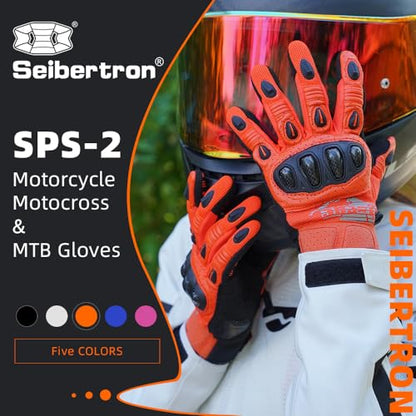 SPS 2 Unisex Touchscreen Road Racing Motorcycle MTB Sports Gloves Also fit BMX MX ATV Mountain Bike Bicycle Cycling Off