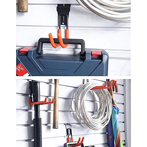 Slatwall Hooks Slatwall Accessories Utility Hooks Garage Storage Tool Organizer Large Heavy Duty Garage Panels Hooks for Ladders Bulk Items