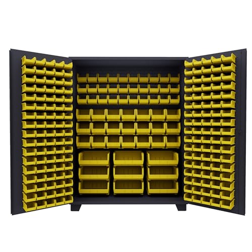 Tool Storage Cabinet with Bin Mounts