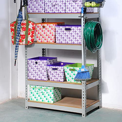 Boltless Shelving Hooks for 1.5 inch Keyhole Shelving Unit 7 Pcs