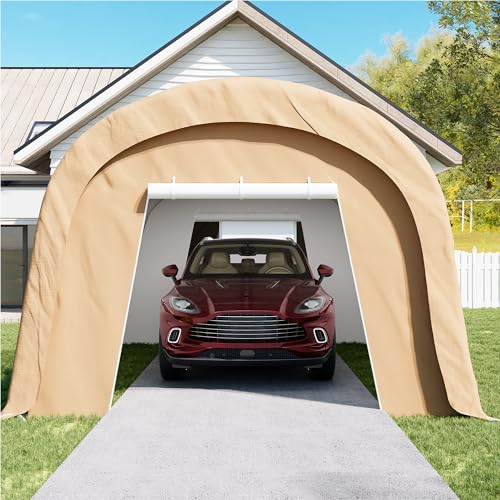 10'×20' Storage Shelter Outdoor Round Carport