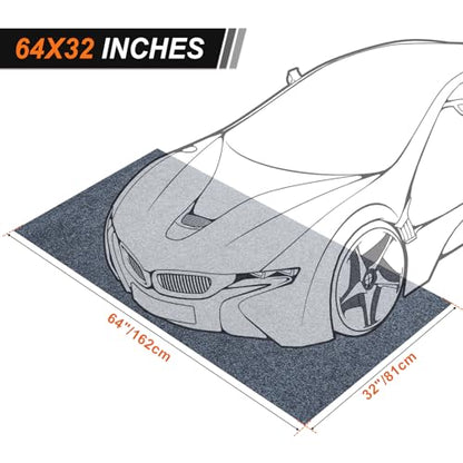 64×32In Heavy Duty Oil Spill Mat (14.25 Sq Ft)