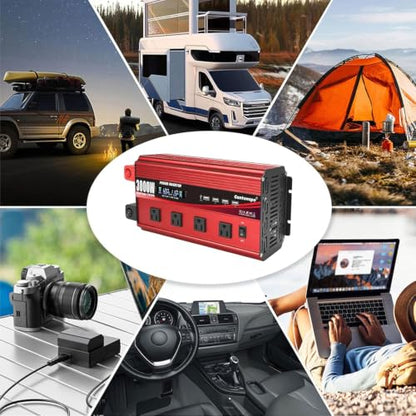 3000W Power Inverter 12V to 110V