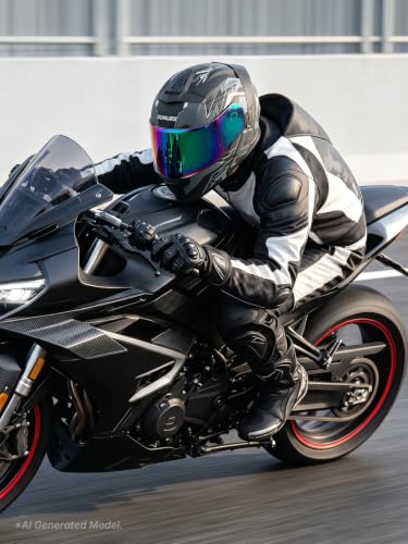 Modular Motorcycle Helmets Full Face Flip up Street Bike Motorcycle Helmet for Unisex Adult Matte Gray