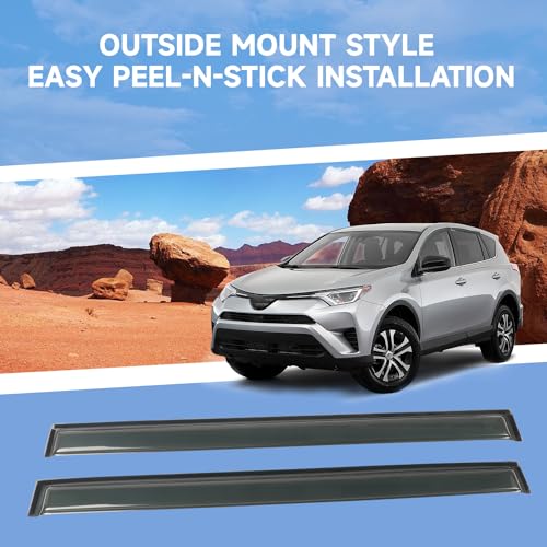 4PCS Rain Guards Fit for 2013