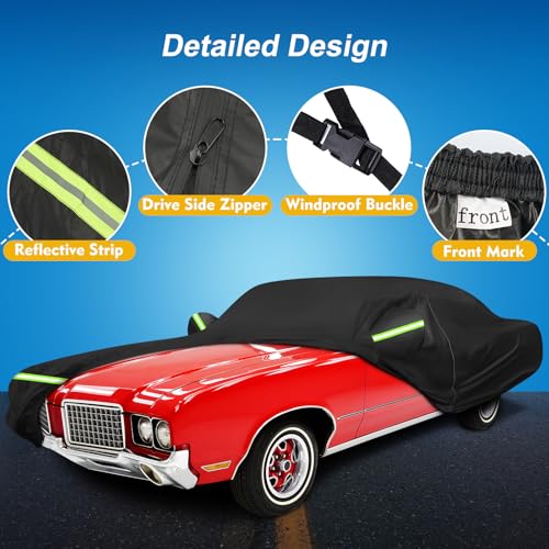QUNSUNUS Car Cover for Oldsmobile Cutlass 1966
