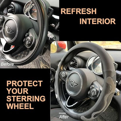 Large Size Comfy Grip Steering Wheel Cover 15.75 Inch
