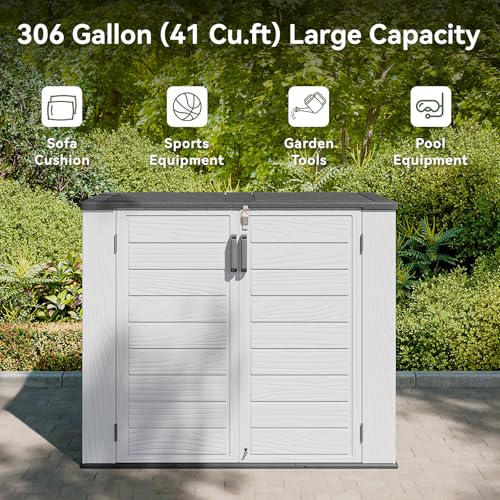 Horizontal Storage Sheds 41 Cu.ft