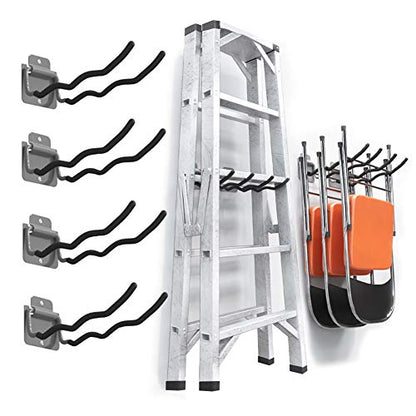 Garage Tool Organizer Hooks (4 Count)