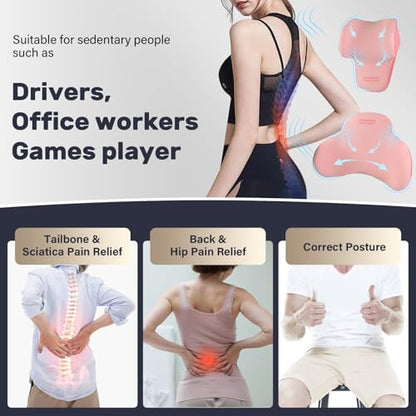 Lumbar Support and Headrest Pillow for Car