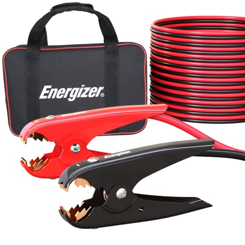 1 Gauge 800A Heavy Duty Jumper Battery Cables 25 Ft Booster Jump Start