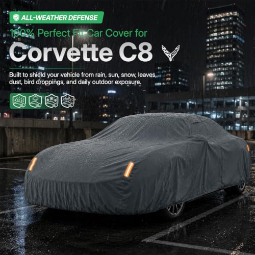 Waterproof Heavy Duty Car Cover Custom Fit Chevy Corvette C8