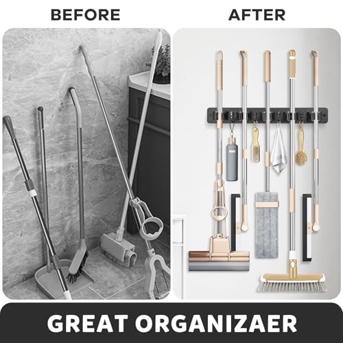 Broom Holder Wall Mount