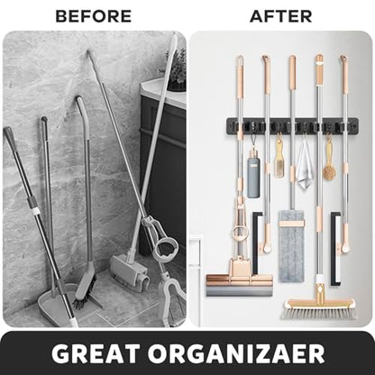 Broom Holder Wall Mount