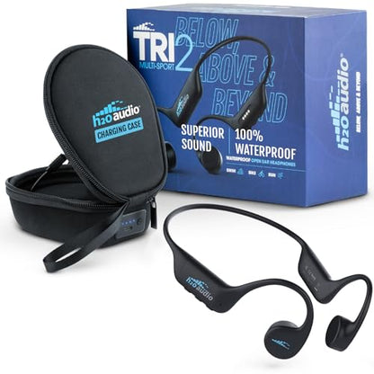 TRI 2 Multi Sport Waterproof Headphones with Charging Case