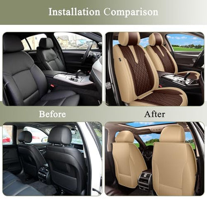Leather Front Set for Subaru Outback Seat Covers 2007