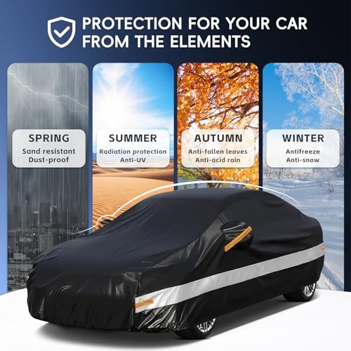 10 Layers Car Cover Custom Fit for Honda Accord