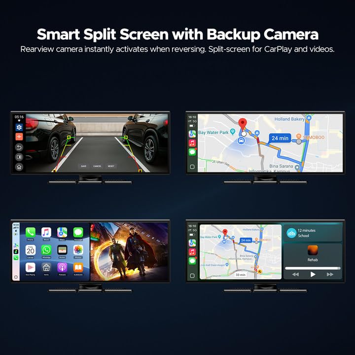 11'' Wireless Carplay Screen for Car Built