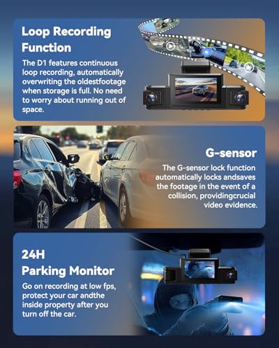4 Channel Dash Cam 360° View