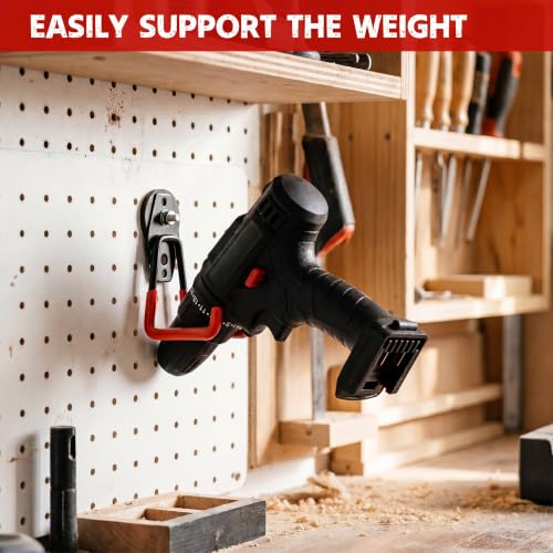 26 Pcs Large Magnetic Hooks Heavy Duty Garage Magnet Hooks Strong Storage Utility Magnetic Hangers with Anti Slip Rubber Coating for Indoor and Outdoor Hanging (26 Count)