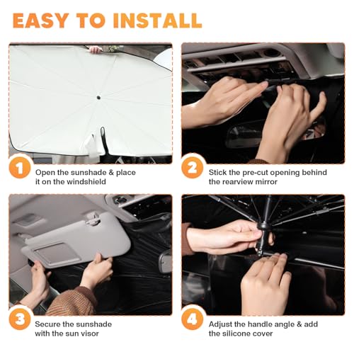 Windshield Sun Shade Umbrella for 【2021