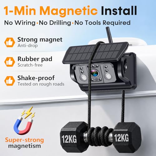 Dual Magnetic Wireless Backup Camera (2 Count)