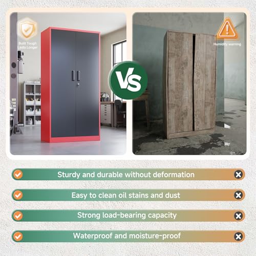 Metal Garage Storage Cabinets with Lock