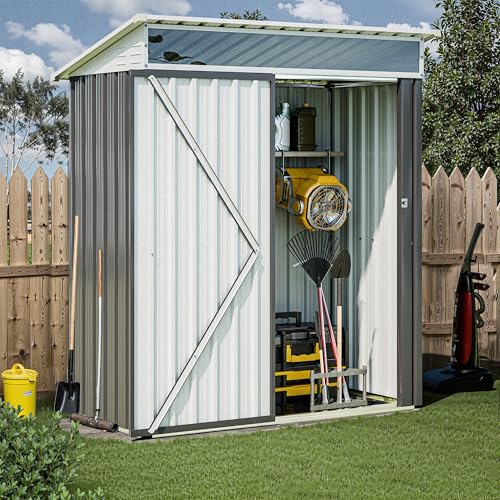 JYQAQA 5x3 FT Outdoor Garden Storage Shed