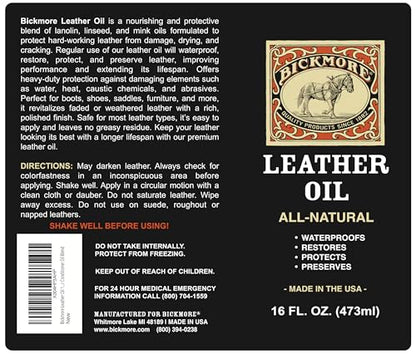Leather Oil Conditioner 16 oz