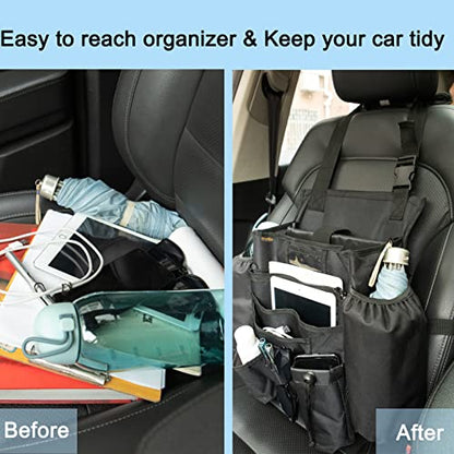 Car Front & Back Seat Organizer with Dedicated Tablet