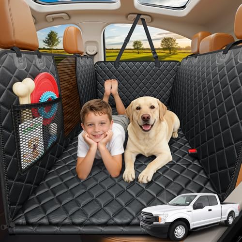 Large Hard Bottom Dog Seat Cover for Extended Cab Trucks
